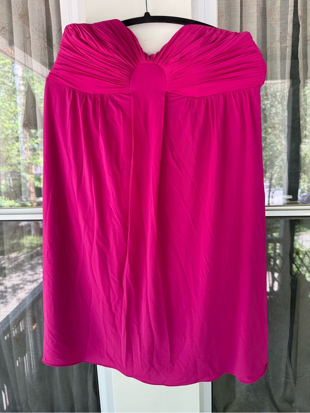 Gianni Bini Strapless Fuchsia Pink Cocktail Dress